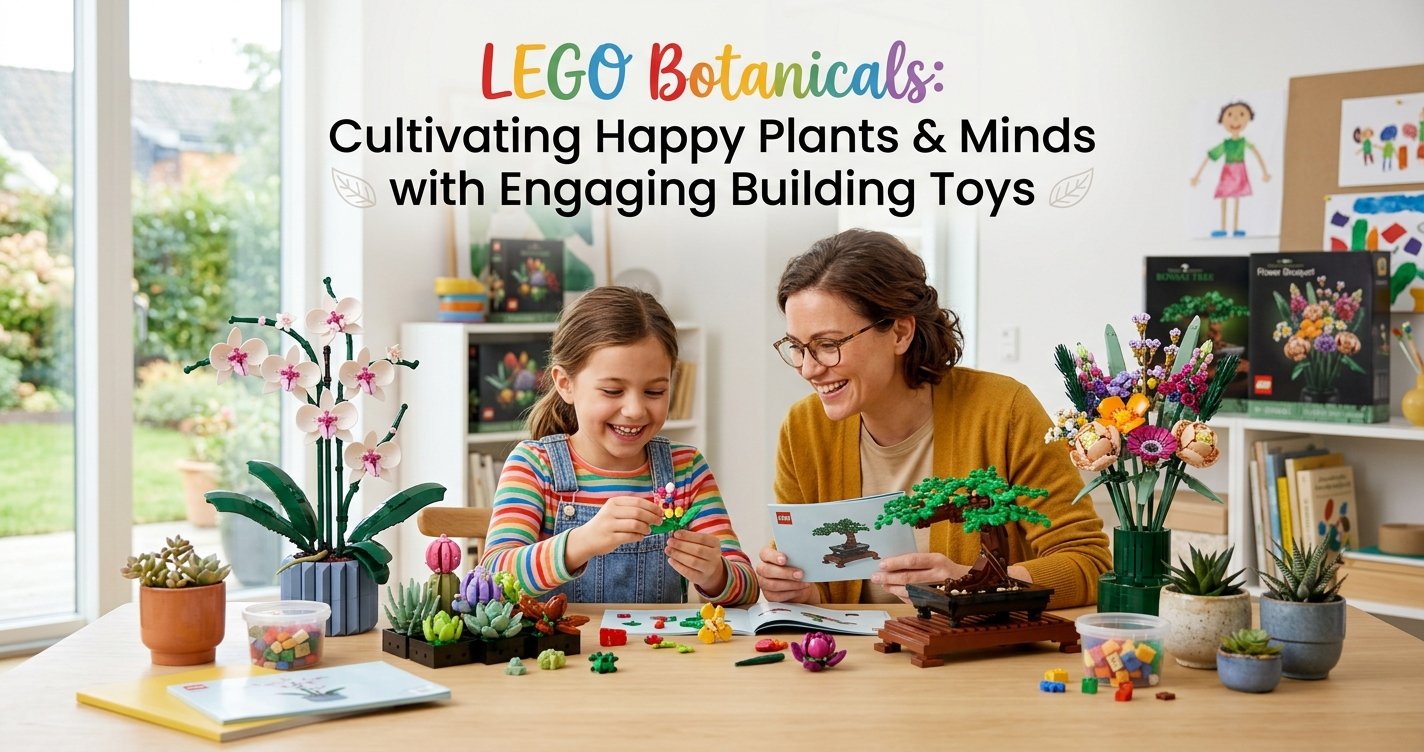LEGO Botanicals: Cultivating Happy Plants & Minds with Engaging Building Toys