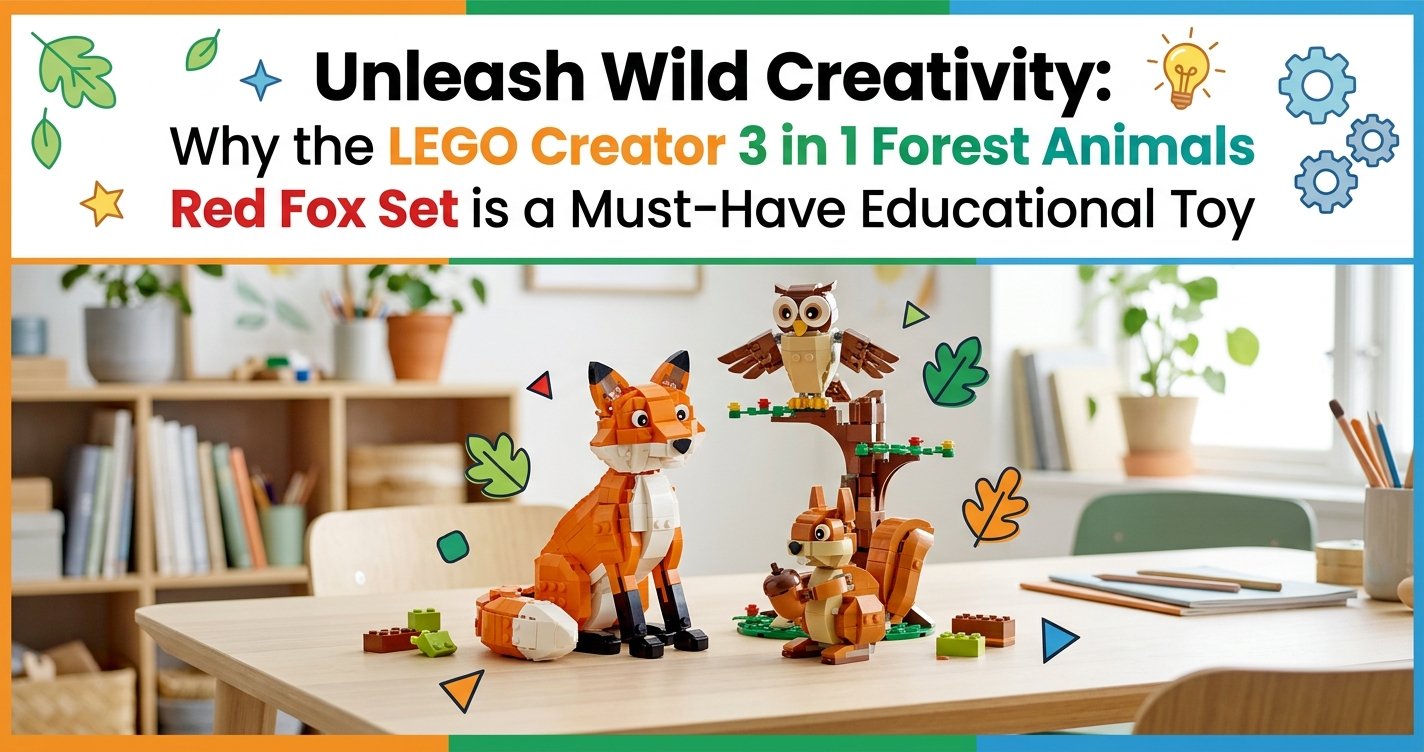 Unleash Wild Creativity: Why the LEGO Creator 3 in 1 Forest Animals Red Fox Set is a Must-Have Educational Toy