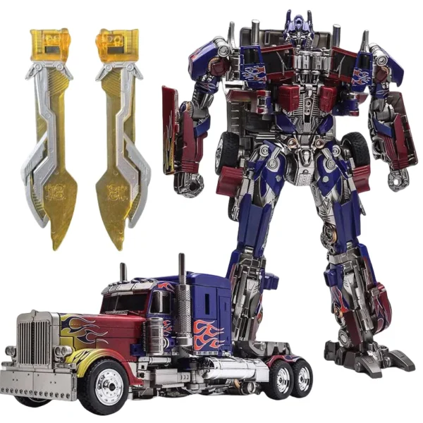 30CM Transformation Robot Toys Commander Optimus Alloy Robot Jetfire Autobots Figuras Model Kids Gift