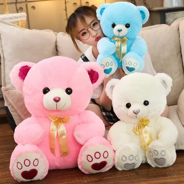 New Huggale High Quality Toy Cute Cartoon Big Teddy Bear Plush Toys Stuffed Plush Animals Bear Doll Birthday Gift For Children - Image 2