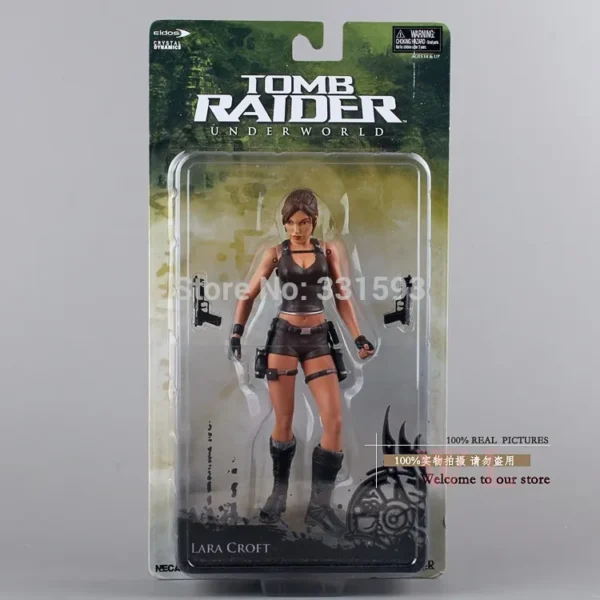 NECA Tomb Raider Underworld Lara Croft PVC Action Figure 7" 18CM New in Box