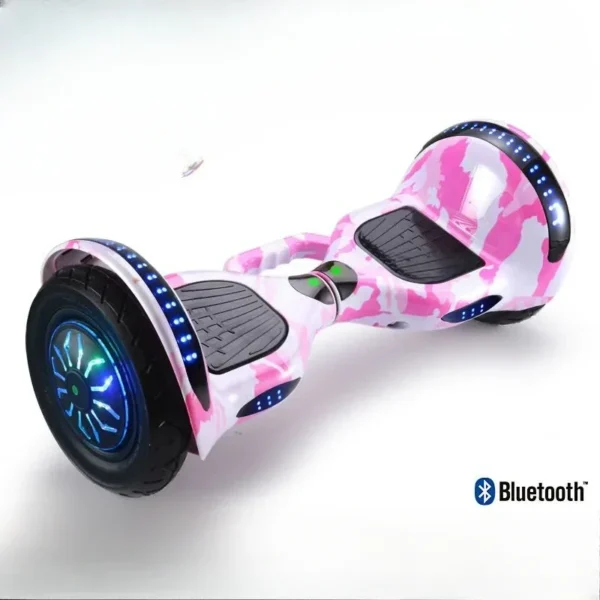 China Customized two wheel smart balance electric scooter 10 Inch 36V hoverboard electrique for kids 6-12 - Image 2