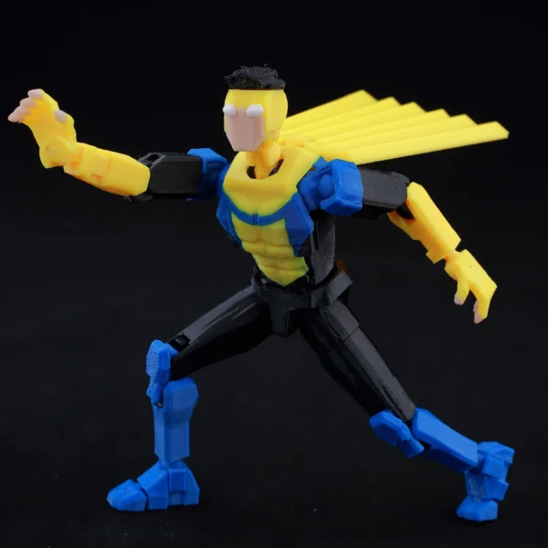 9L3D Lucky 13 Invincible Boy Action Figure, 3D Printed Anime Model, Multi-Jointed Poseable Collectible Toy, Gift for Fans - Image 2