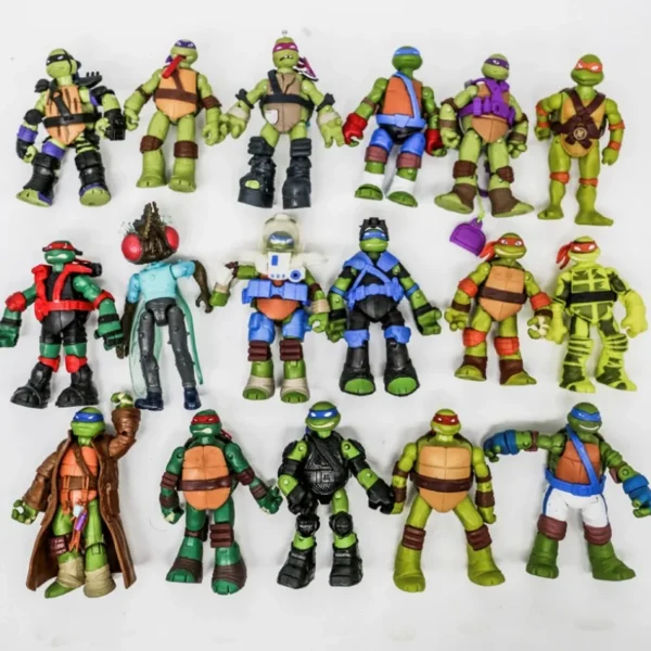 Playmates Movie Version Teenages Mutants Ninjas Turtles Leonardo Da Vinci Donatello Action Figure Model Toys Children Gifts - Image 4