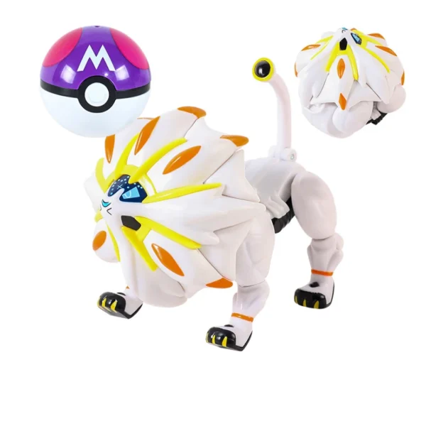 Figure Pokemon Pokeball transform Pikachu Charizard Venusaur Blastoise Mewtwo Gyarados Solgaleo Lunala Eevee poke ball toy gift - Image 5