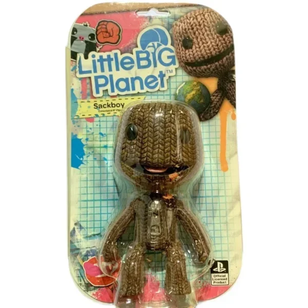 Little Big Planet Afro Sackbot Action Figure Movable Joints Toys Keychain Pendant Game Sackboy Model Toys Birthday Gift for Kids - Image 5