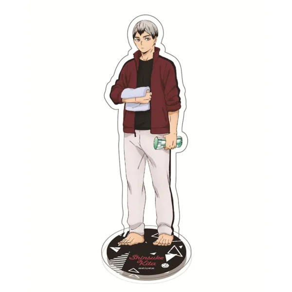 Anime Haikyuu!! Acrylic Stand 15CM Volleyball Boys Figures Hinata Shoyo Kageyama Tobio Desk Plate Model Action Decor Ornaments - Image 4