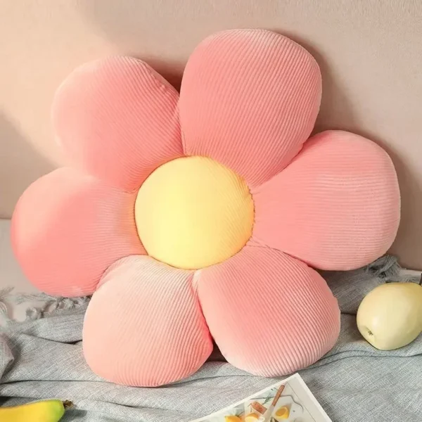 35CM Colorful Flowers Plush Pillow Plant Petal Cushion Stuffed Toys for Girls Baby Home Decor Gift - Image 4