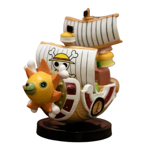 Anime One Piece Ship Figure Luffy Model Toy Super Cute Mini Boat THOUSANDSUNNY Going Merry Assembled Model Action Figure Gifts - Image 6