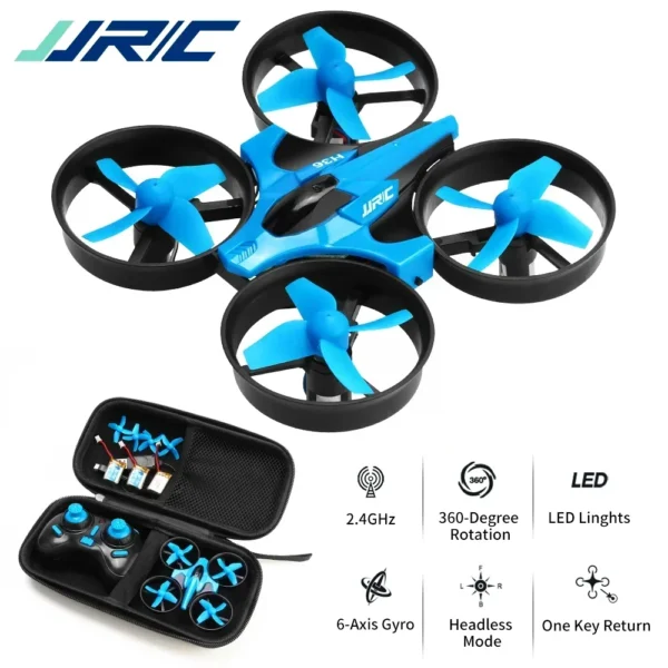 JJRC H36 Mini Rc Drone 4ch 6-Axis Headless Mode Helicopter 360° Flip Remote Control Quadcopter Toy Mini Drone For Kids - Image 3