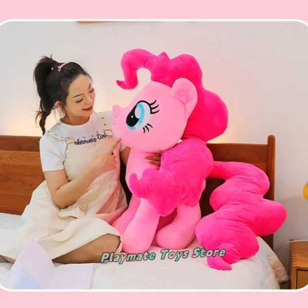 2024 80/90cm Big Anime My Little Pony Prototype Plush Doll Anime Soft Pillow Girl Fluttershy Sofa Ornaments Children'S Toys Gift - Image 2