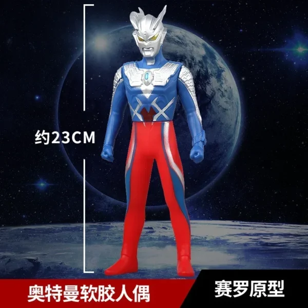 Ultraman Yullian Zearth Ribut Beth Tiga Zero Powered Chuck Anime Figures Action Figure Collection Model Toy Kids Birthday Gift - Image 3