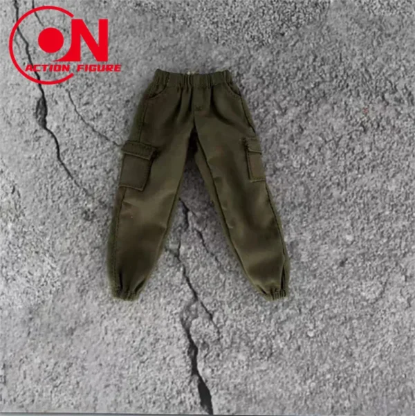 1/12 Loose Male Leggings Sports Pants Casual Pockets Trousers Elastic Waistband Doll Clothes Accessories For 6'' Action Figure - Image 5