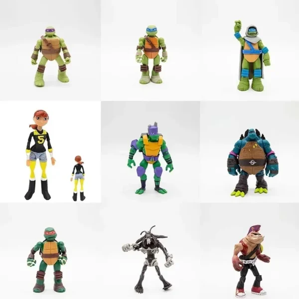 Teenages Mutants Ninjas Turtles Playmates Toy Movie Version Michelangelo Donatello Action Figure Model Toys Children Gifts - Image 4