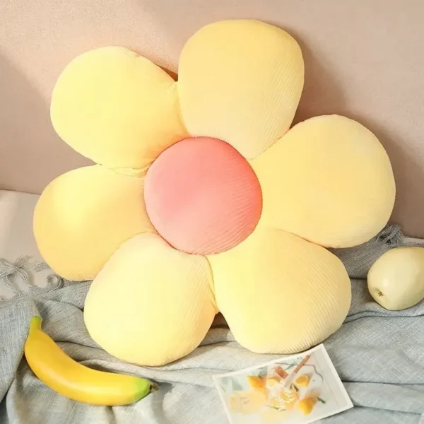 35CM Colorful Flowers Plush Pillow Plant Petal Cushion Stuffed Toys for Girls Baby Home Decor Gift - Image 5