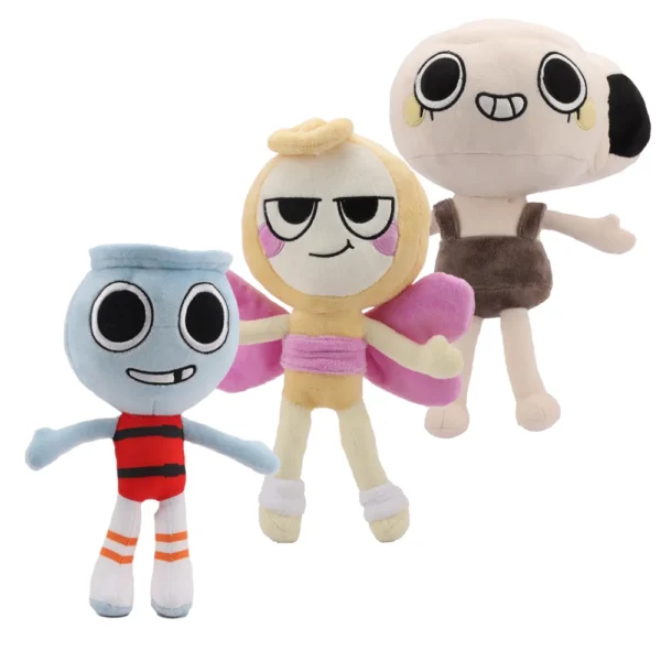 Cartoon Anime Exquisite Plush Toys Finn Glisten Shelly Dandy's World Doll Stuffed Pillow Toy Flutter Kid Gift Bedroom Sofa Decor - Image 2