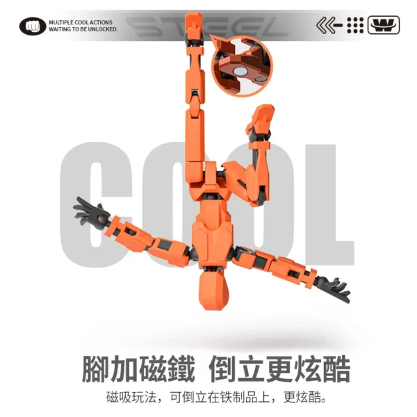 7 Weapons 13 Jointed Movable Action Figures with Magnet Shapeshift Robot 3D Printed Mannequin Character Assemble Toys - Image 5