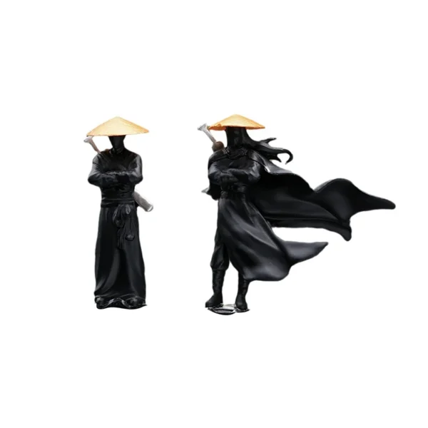 50mm Resin Mini Figures Model Ancient Japanese Chinese Ninja Samurai Warrior Modeling Cool Miniature Car Decoration Gifts - Image 6