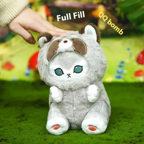 Original Mofusand Long Tailed Animals Series Plush Doll Cute Shark Cat Soft Doll Kawaii Stuffed Plushie Toy Gift For Kids - Image 5