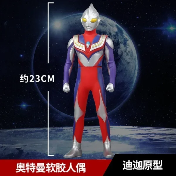 Ultraman Yullian Zearth Ribut Beth Tiga Zero Powered Chuck Anime Figures Action Figure Collection Model Toy Kids Birthday Gift - Image 2