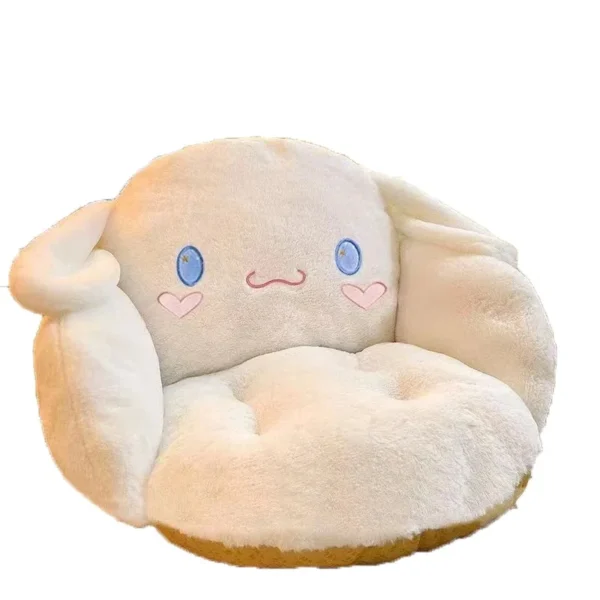 Aoger Big Size Cute Cinnamoroll Plush Half Surrounded Black Kuromi Cushion Backrest Dormitory Office Non-Slip Chair Cushion - Image 6