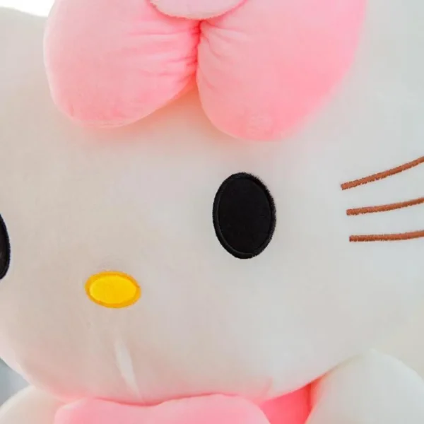 25Cm Sanrio Hello Kitty Plus Doll Toy Heart Hugging Pink Kitty Cat Cartoon Animal Plush Pacify Toys for Baby Decoration Bed Gift - Image 4