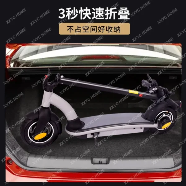 10-Inch Scooter Adult Scooter Removable Lithium Battery 2-Wheel Shared Electric Scooter - Image 3