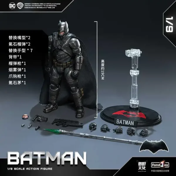 New Original Fondjoy Armored Batman Figure DC Justice League Anime Figures Detective Comics 1/9 BATMAN Model Joint Movable Toys - Image 6