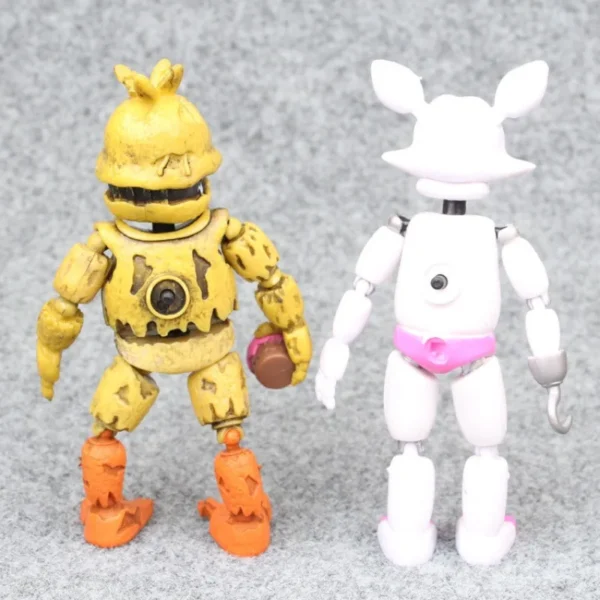 FNAF Panic Game Midnight Toy Bear Foxy Chica Fazbear Bonnie Action Figurine Anime1 PCS Randomly Sent - Image 5