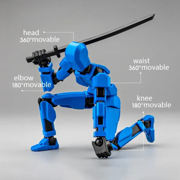 Titan Dummy 13 Action Figure Toys Multi-Jointed Movable Shapeshift Robot Mannequin Dummy Action Model Doll Toys Kid Decora - Image 6