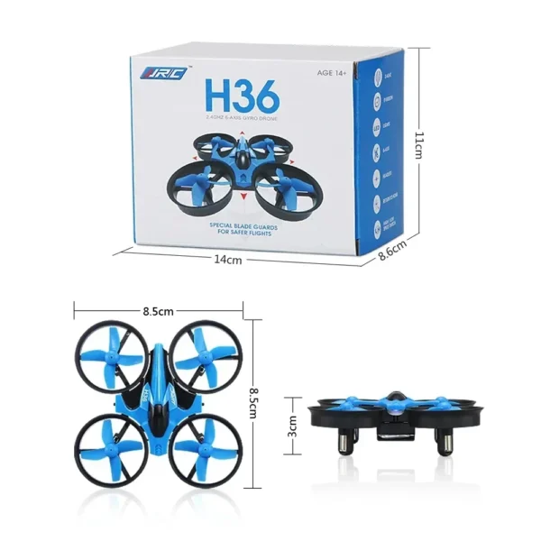 JJRC H36 Mini Rc Drone 4ch 6-Axis Headless Mode Helicopter 360° Flip Remote Control Quadcopter Toy Mini Drone For Kids - Image 6