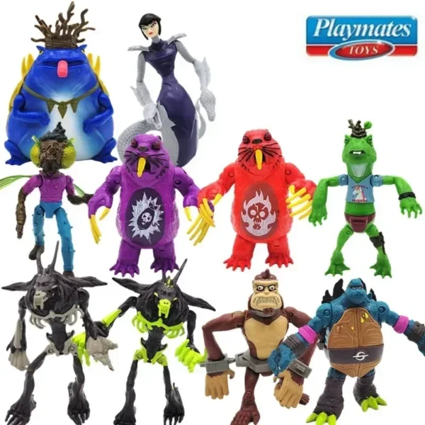 Playmates Teenages Mutant Ninja Turtles Leonardo Bebop Splinter Shredder April O'Neil Action Figure Joints Movable Doll Kid Gift - Image 2