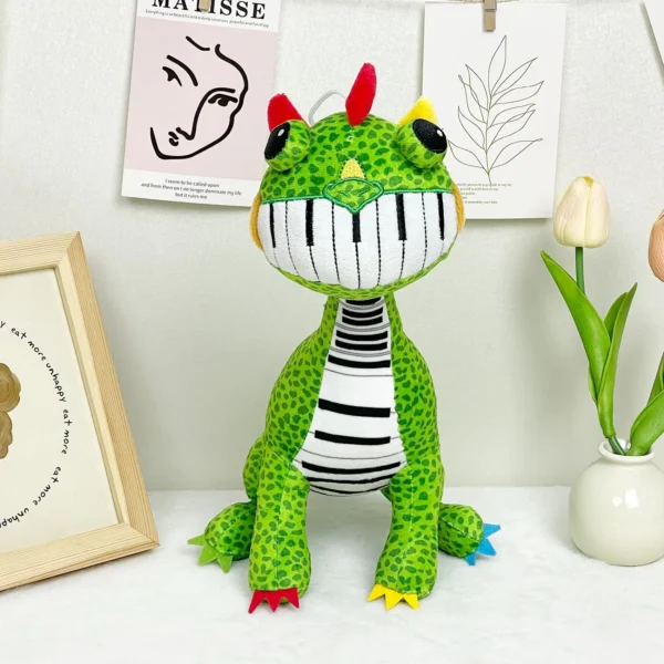 New 30cm Pianosaurus Jingle Plush Toy Cartoon Nightmare Critters Game Huggy Wuggy Plushie Soft Stuffed Pillow Doll Toy For Kids - Image 4