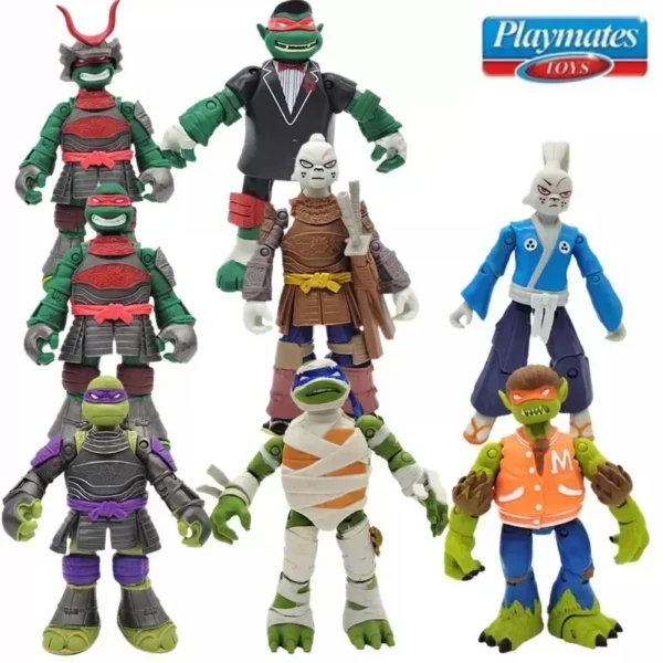 Playmates Teenages Mutant Ninja Turtles Leonardo Bebop Splinter Shredder April O'Neil Action Figure Joints Movable Doll Kid Gift - Image 4