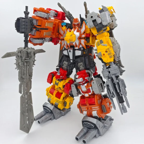 TENGYANG 30CM Predaking Transformation 6 IN 1 Predacons 5 IN 1 Action Figure NO BOX - Image 2