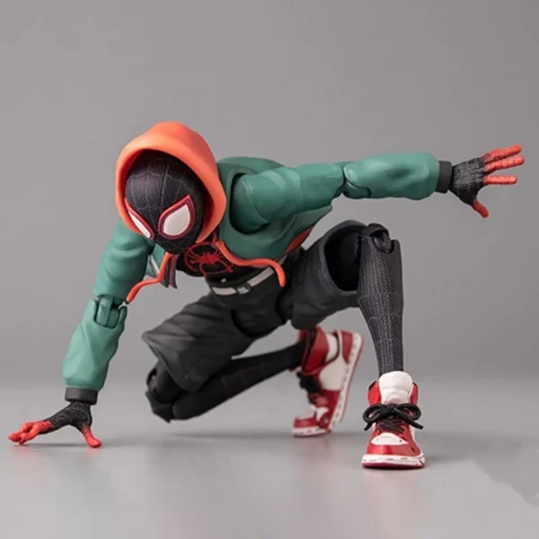 Sv Action Spiderman Miles Morales Action Figure Collection Sentinel Marvel Spider-Man Into the Spider Verse Figures Model Toys - Image 4