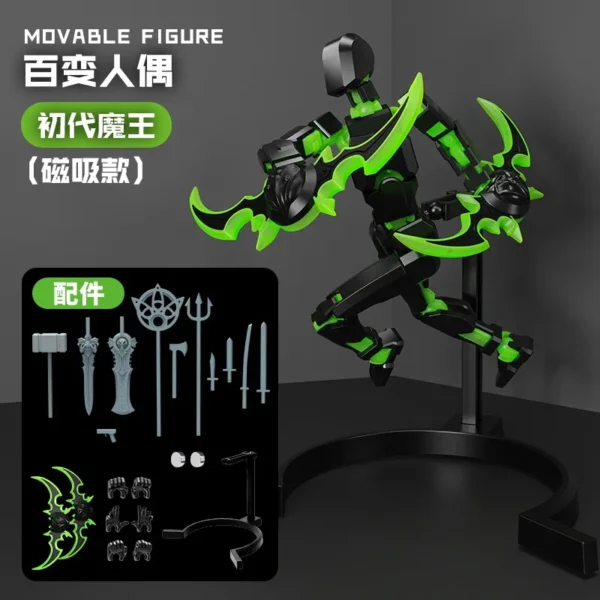 Lucky 13 Figure Toys Dummy 3D Printed Movable Shapeshift Robot Action Figuras DIY Mannequin Decompression Toys Robot Toys - Image 3