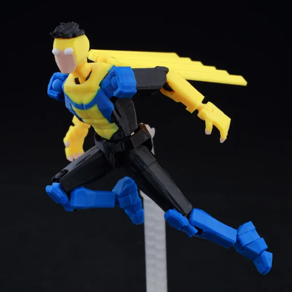 9L3D Lucky 13 Invincible Boy Action Figure, 3D Printed Anime Model, Multi-Jointed Poseable Collectible Toy, Gift for Fans - Image 3