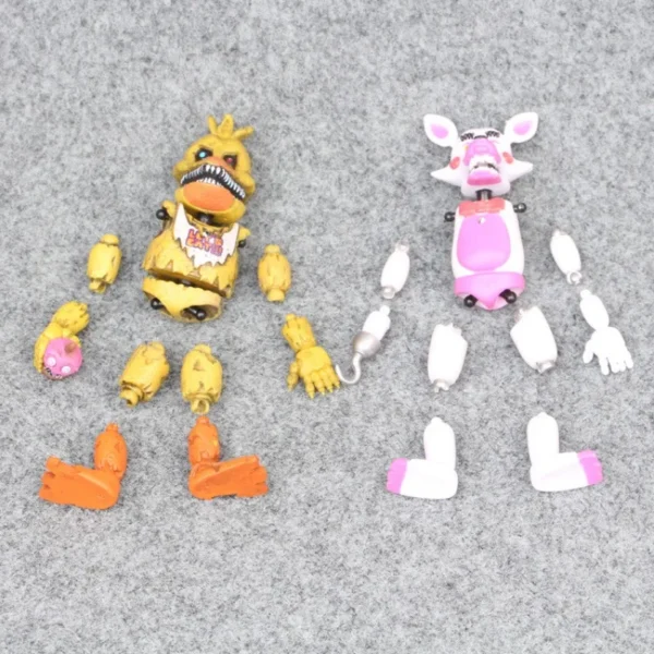 FNAF Panic Game Midnight Toy Bear Foxy Chica Fazbear Bonnie Action Figurine Anime1 PCS Randomly Sent - Image 6