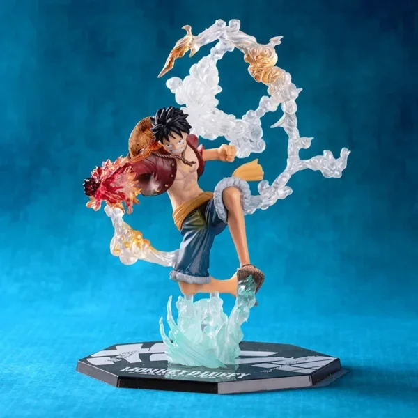 One Piece Anime Monkey D Luffy Roronoa Ace Vinsmoke Sanji Action Figures Dolls PVC Model Collectible Stunt Toy Decoration Gift - Image 5