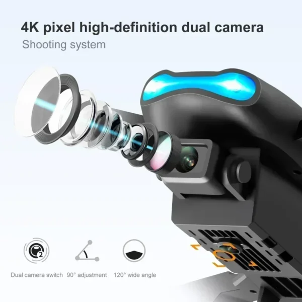 Drone With Camera 4k E99 Pro K3 Obstacle Avoidance 2.4g Rc Foldable 360 Flip Indoor Hover Headless Mode Kids Mini Helicopter - Image 5