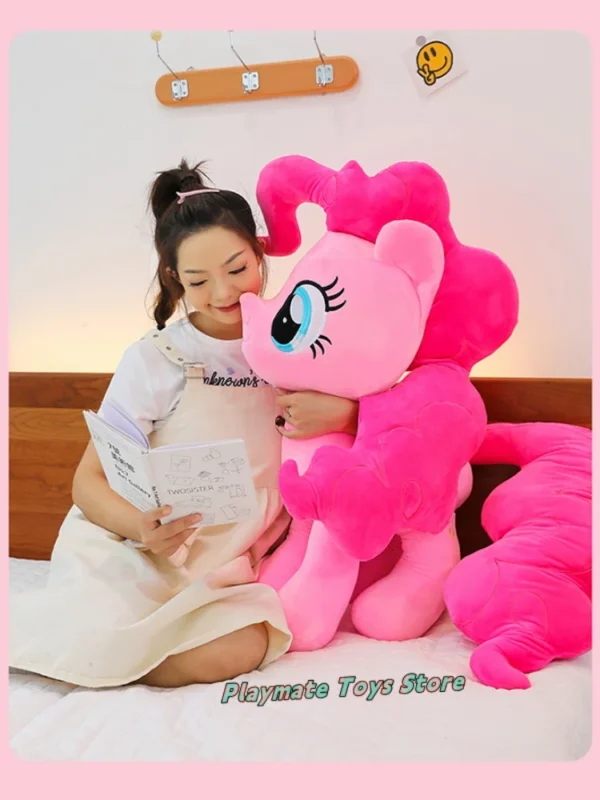 2024 80/90cm Big Anime My Little Pony Prototype Plush Doll Anime Soft Pillow Girl Fluttershy Sofa Ornaments Children'S Toys Gift - Image 5