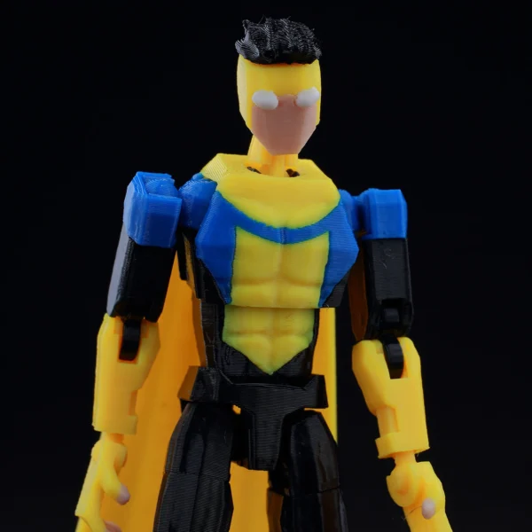 9L3D Lucky 13 Invincible Boy Action Figure, 3D Printed Anime Model, Multi-Jointed Poseable Collectible Toy, Gift for Fans - Image 5