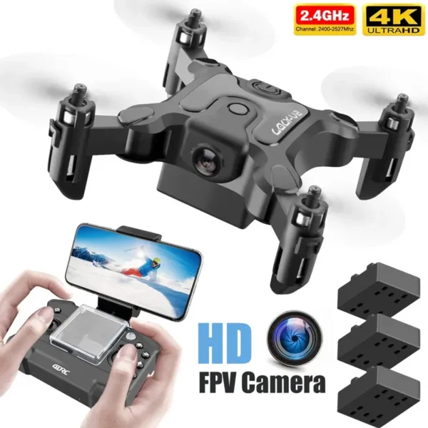 V2 Mini Drone 4K HD Camera WiFi Fpv Air Pressure Altitude Hold Professional Foldable Quadcopter RC Drone Kid Toys GIft - Image 6