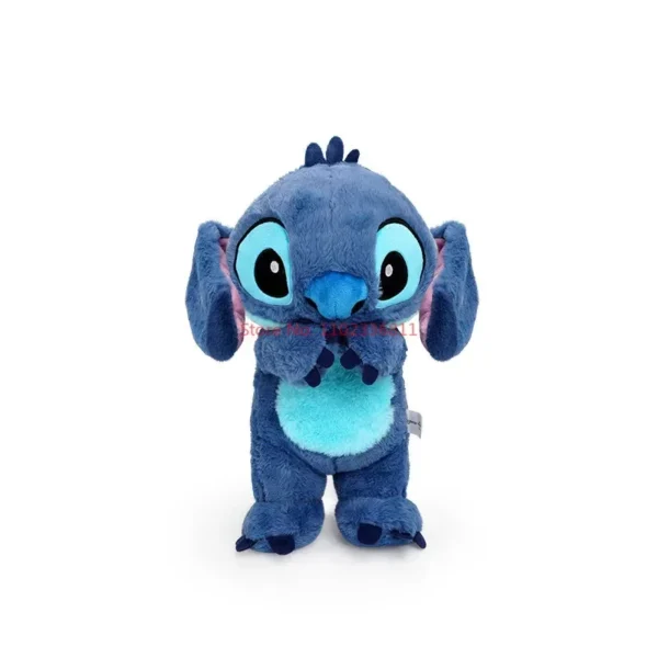 28cm Disney Stitch Anime Plush Doll With Lighting Music Airbag Kawaii Appease Toy Baby To Soothe Sleep Peluche For Kids Gift - Image 5