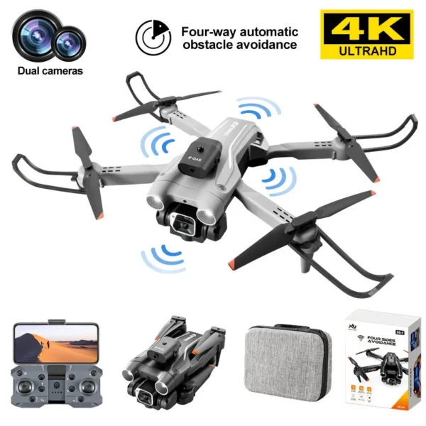 New K9 Pro RC Drone 4K Dual Camera Professional Wide Angle Optical Flow Localization Quadcopter Child Toys Boys Kids Gift