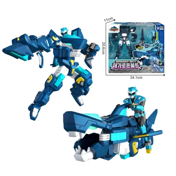 Mini Force 2 Super Dino Power Transformation Robot Toys Action Figures MiniForce X Simulation Animal Deformation Dinosaur Toy - Image 2