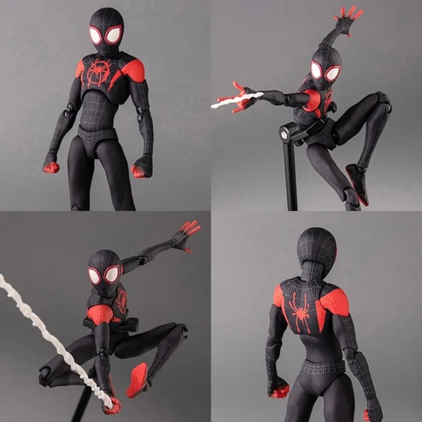 Sv Action Spiderman Miles Morales Action Figure Collection Sentinel Marvel Spider-Man Into the Spider Verse Figures Model Toys - Image 8