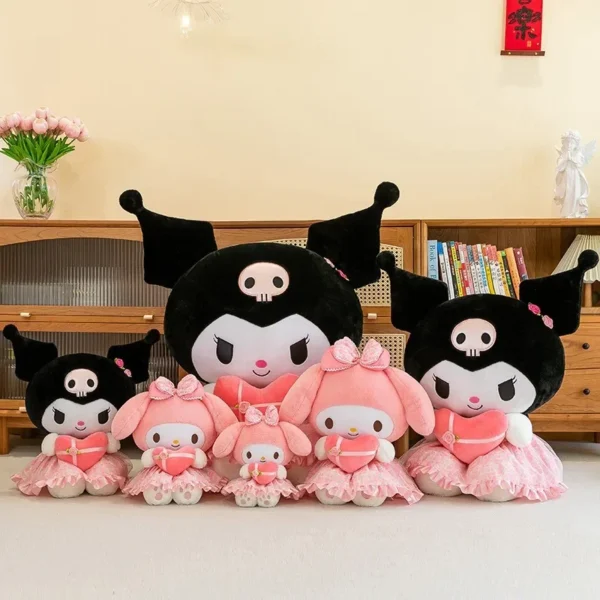 Sanrio Kuromi Plush Toy30cm Cinnamoroll Melody Stuffed Doll Comfortable And Soft Plush Toy Valentine's Day Child Birthday Gift - Image 4