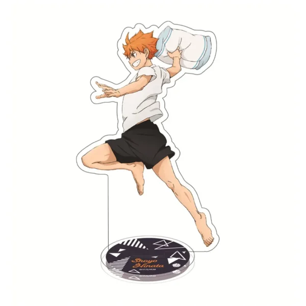 Anime Haikyuu!! Acrylic Stand 15CM Volleyball Boys Figures Hinata Shoyo Kageyama Tobio Desk Plate Model Action Decor Ornaments - Image 3